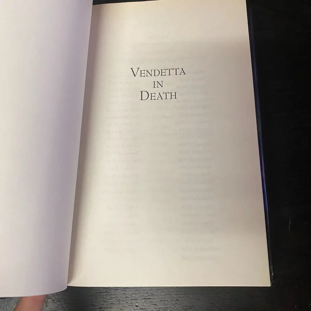 Vendetta in Death (In Death Series, Book 49) by J.D. Robb (Hardcover, 2019)